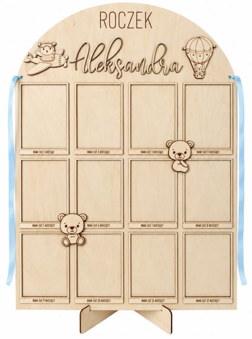 Drewniana tablica roczkowa Aleksandry.png